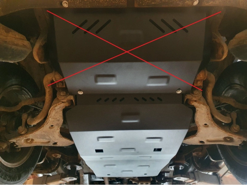 Bunnplate stål Fiat Fullback 2016 - 2019 | Motordeksel - Beskyttelse deksel under motor – bilde 3