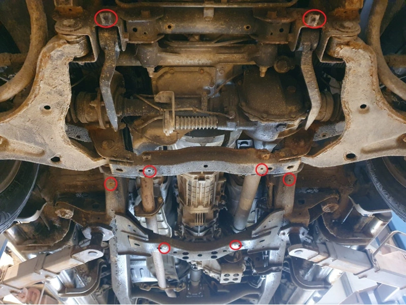 Bunnplate stål Fiat Fullback 2016 - 2019 | Motordeksel - Beskyttelse deksel under motor – bilde 5