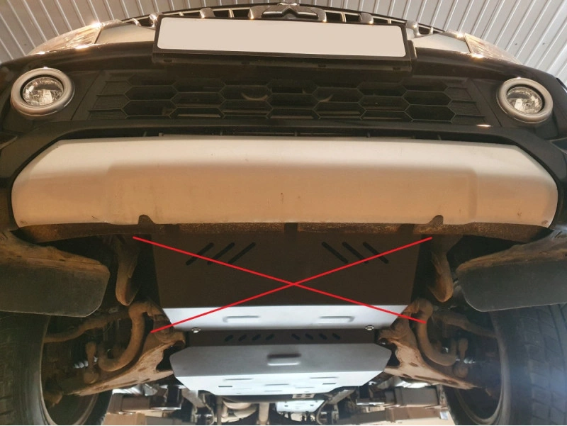 Bunnplate stål Fiat Fullback 2016 - 2019 | Motordeksel - Beskyttelse deksel under motor – bilde 6