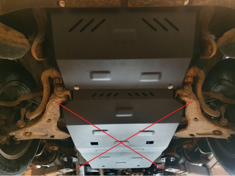Bunnplate stål Fiat Fullback 2016 - 2019 | Radiatordeksel - Beskyttelse deksel under radiator – bilde 4