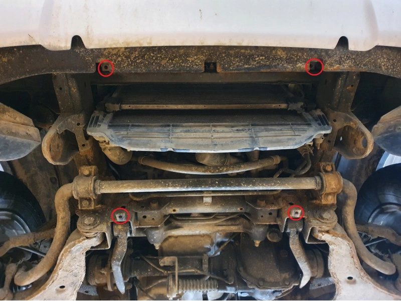 Bunnplate stål Fiat Fullback 2016 - 2019 | Radiatordeksel - Beskyttelse deksel under radiator – bilde 6