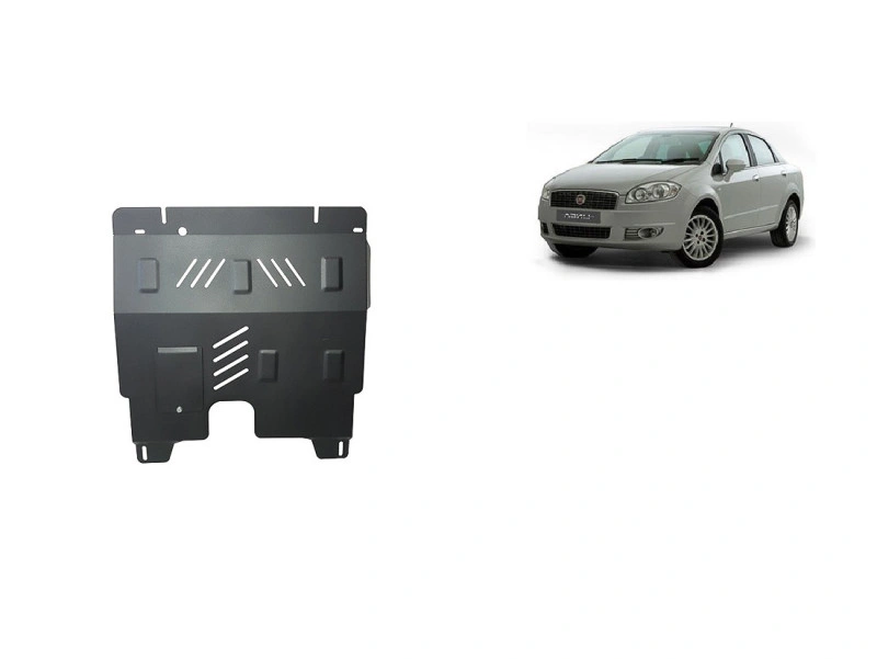 Bunnplate stål Fiat Linea 2007 - 2018 | Motordeksel - Beskyttelse deksel under motor Image 1