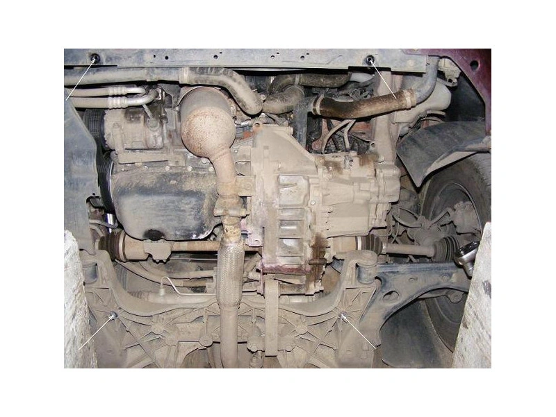 Bunnplate stål Fiat Linea 2007 - 2018 | Motordeksel - Beskyttelse deksel under motor Image 3