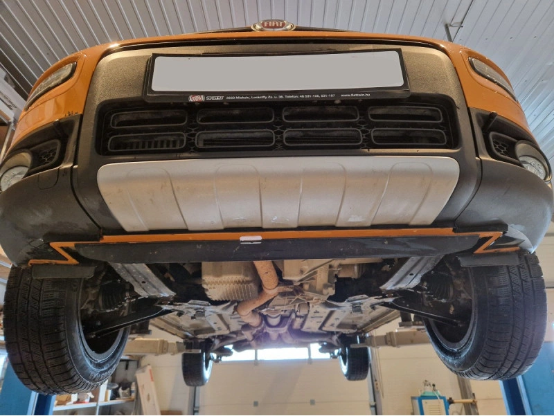 Bunnplate stål Fiat Panda 4x2 2011 - 2023 | Motordeksel - Beskyttelse deksel under motor – bilde 5