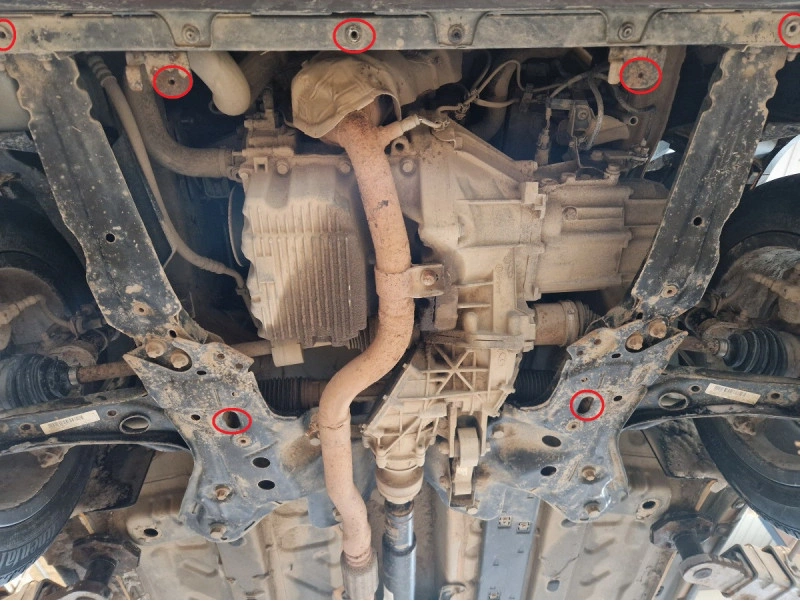 Bunnplate stål Fiat Panda 4x2 2011 - 2023 | Motordeksel - Beskyttelse deksel under motor – bilde 6