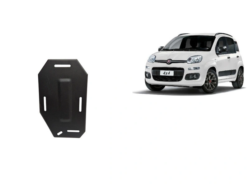 Bunnplate stål Fiat Panda 4x4 2011 -> | Differensialdeksel - Beskyttelse deksel under differensial