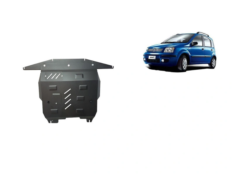 Bunnplate stål Fiat Panda II 2003 - 2011 |  Motordeksel - Beskyttelse deksel under motor