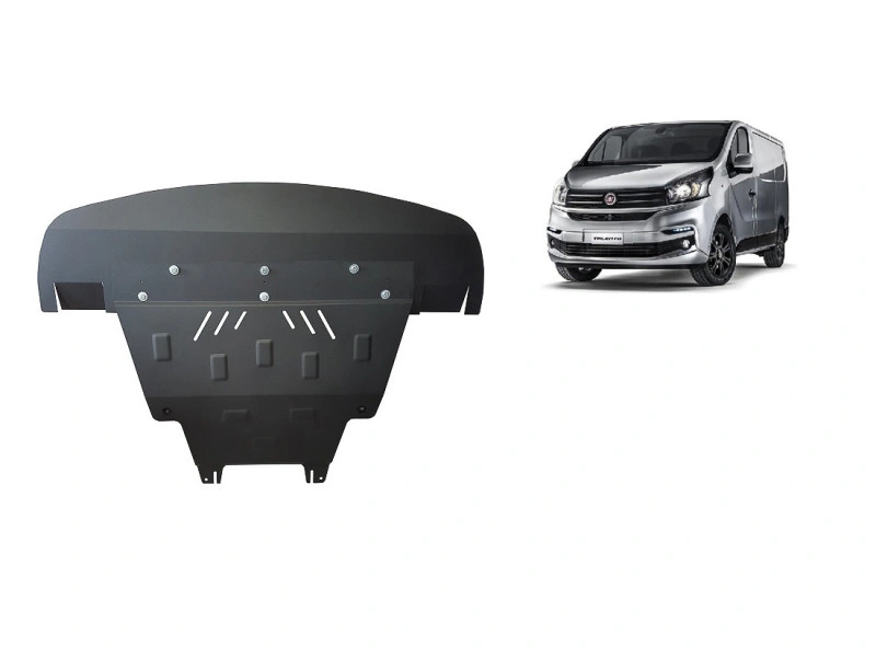 Bunnplate stål Fiat / Renault / Opel / Nissan | Motordeksel - Beskyttelse deksel under motor