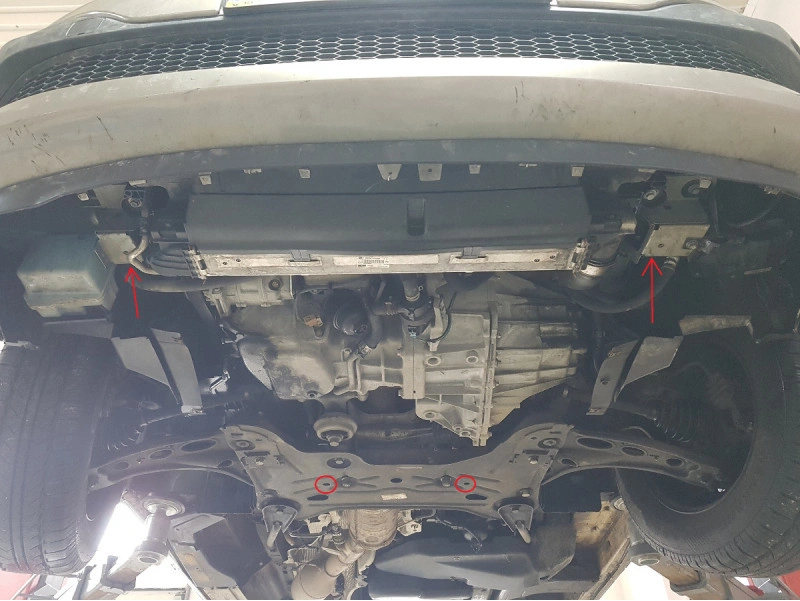 Bunnplate stål Fiat / Renault / Opel / Nissan | Motordeksel - Beskyttelse deksel under motor – bilde 7