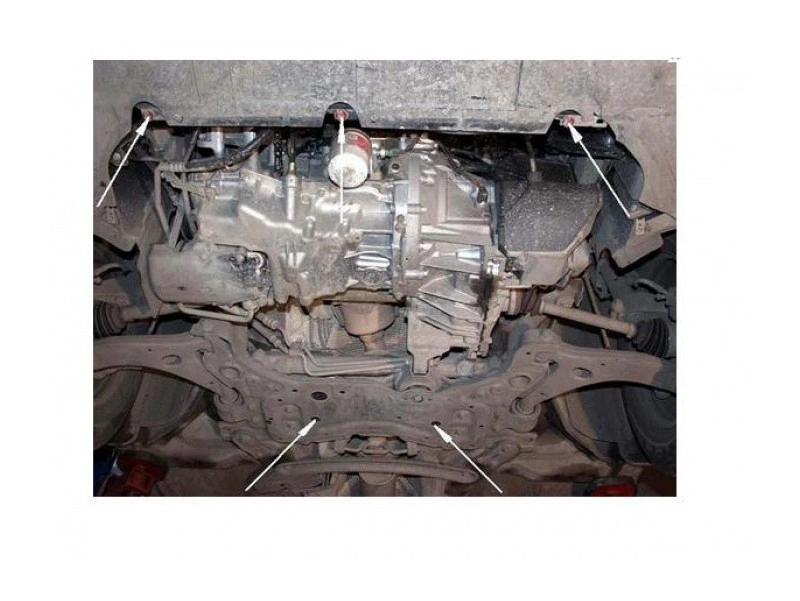 Bunnplate stål Fiat Stilo 2001 - 2010 | Motordeksel - Beskyttelse deksel under motor – bilde 3