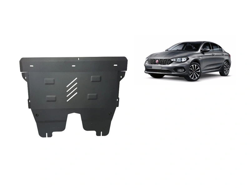 Bunnplate stål Fiat Tipo 2015 -> | Motordeksel - Beskyttelse deksel under motor
