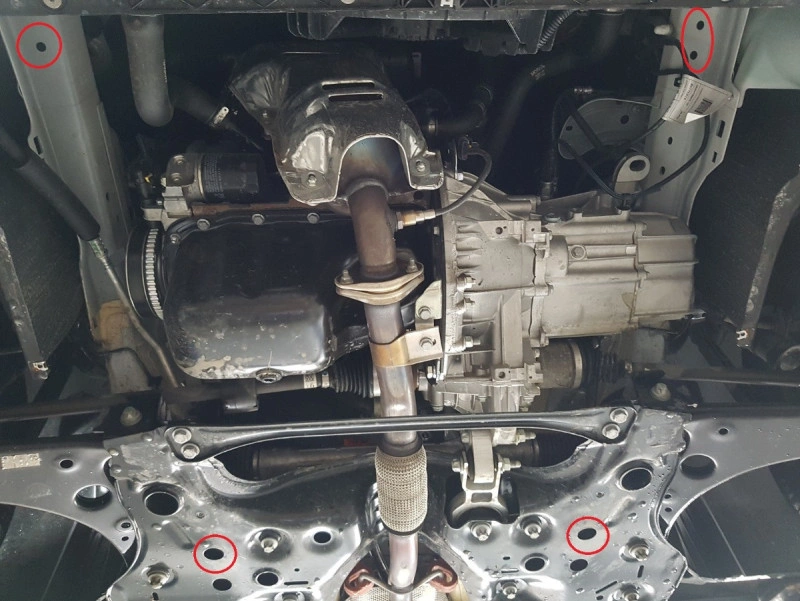 Bunnplate stål Fiat Tipo 2015 -> | Motordeksel - Beskyttelse deksel under motor – bilde 10