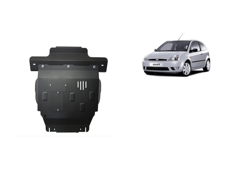 Bunnplate stål Ford Fiesta 2001 - 2008 | Motordeksel - Beskyttelse deksel under motor