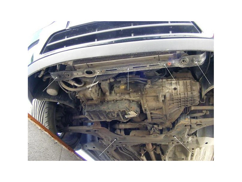 Bunnplate stål Ford Focus 1 1998 - 2004 | Motordeksel - Beskyttelse deksel under motor – bilde 15