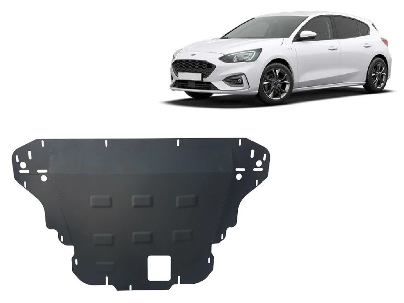 Bunnplate stål Ford Focus 4 2018 -> | Motordeksel - Beskyttelse deksel under motor