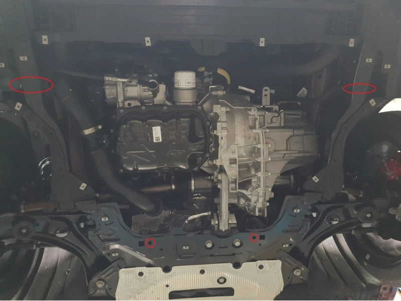 Bunnplate stål Ford Focus 4 2018 -> | Motordeksel - Beskyttelse deksel under motor – bilde 7