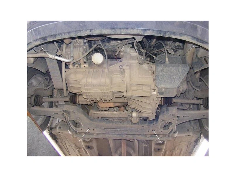 Bunnplate stål Ford Fusion 2003 - 2012 | Motordeksel - Beskyttelse deksel under motor – bilde 4
