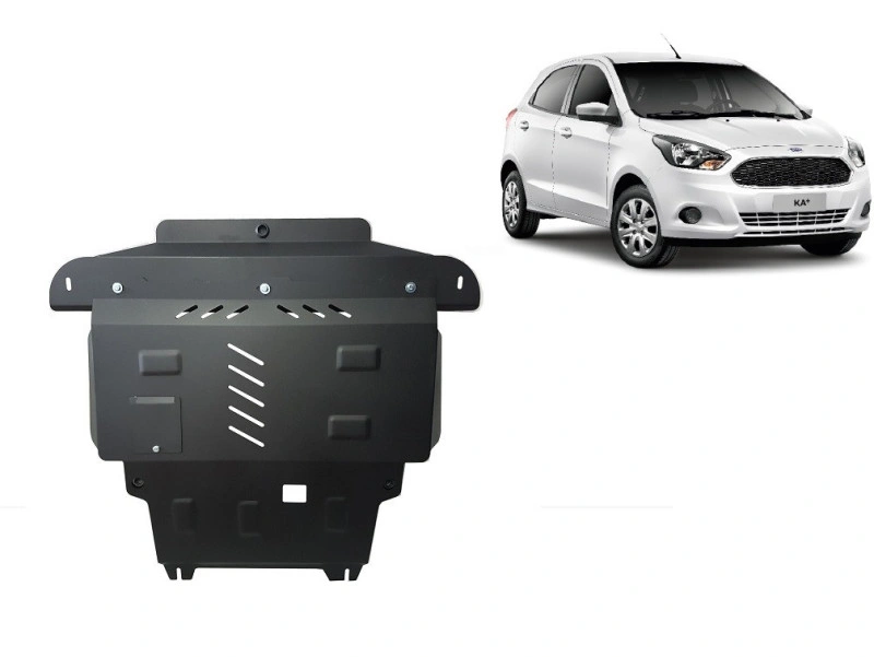 Bunnplate stål Ford KA+ 2014 - 2020 | Motordeksel - Beskyttelse deksel under motor