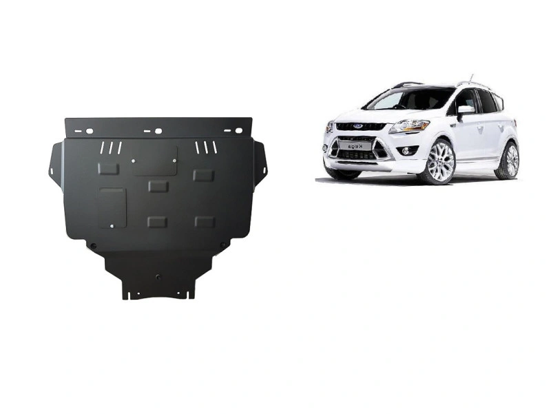 Bunnplate stål Ford Kuga 2008 - 2012 | Motordeksel - Beskyttelse deksel under motor
