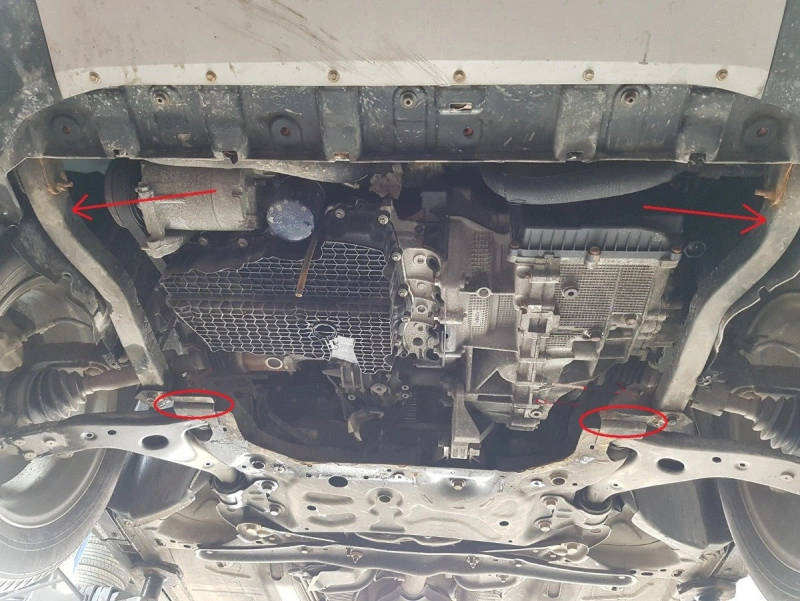 Bunnplate stål Ford Kuga 2013 - 2019 | Motordeksel - Beskyttelse deksel under motor – bilde 5