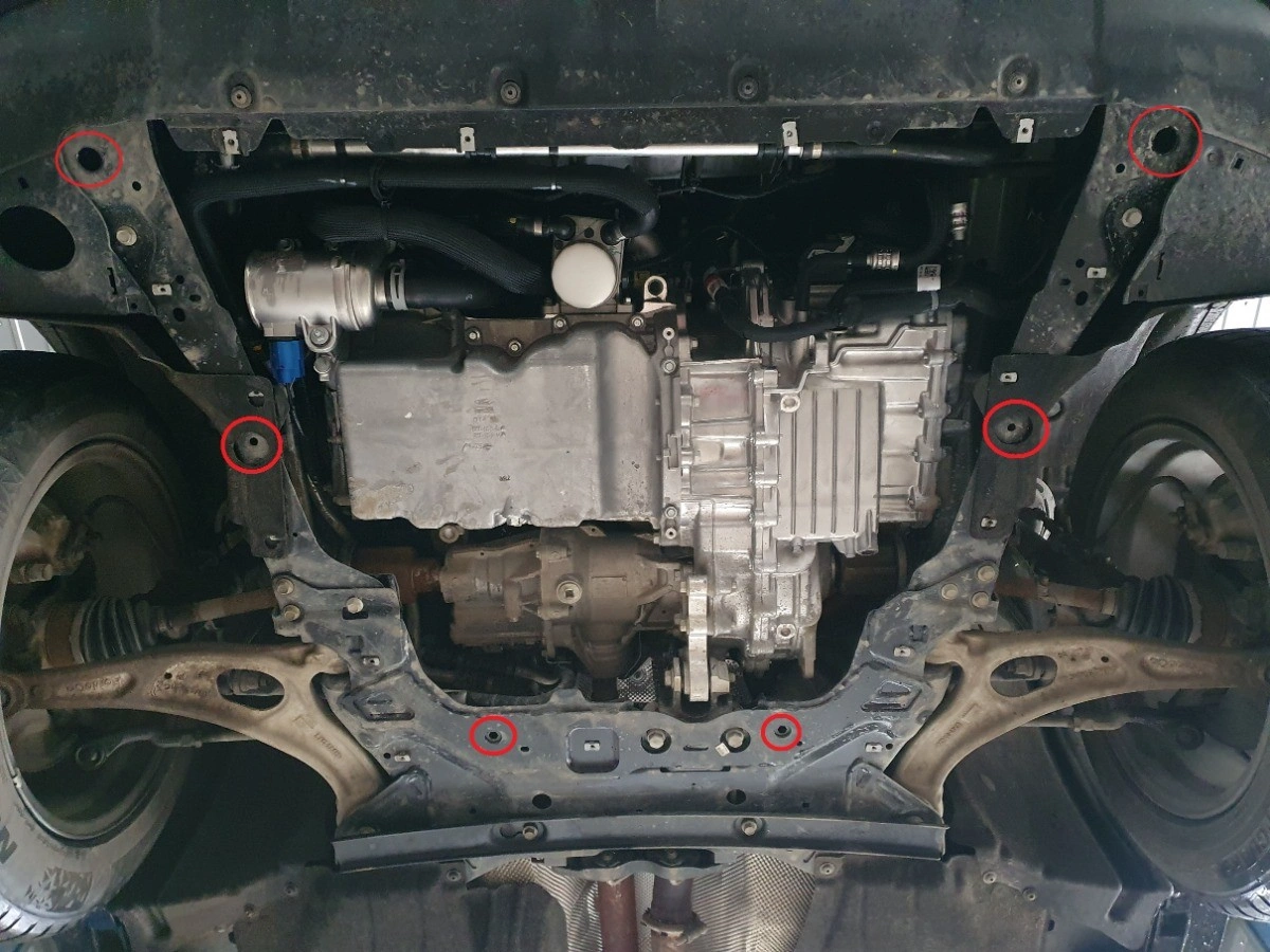 Bunnplate stål Ford Kuga III 2019 - 2024 │ Motordeksel - Beskyttelse deksel under motor – bilde 5