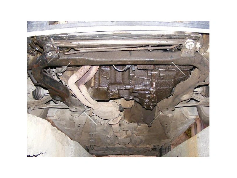 Bunnplate stål Ford Mondeo 1 / Ford Mondeo 2 1992 - 2000 | Motordeksel - Beskyttelse deksel under motor – bilde 3