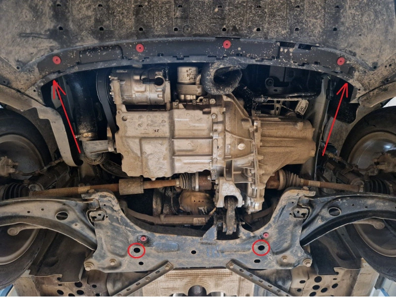 Bunnplate stål Ford Puma 2019 -> | Motordeksel - Beskyttelse deksel under motor – bilde 6