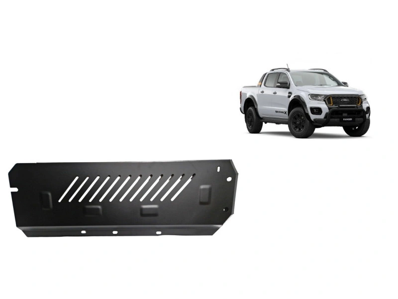 Bunnplate stål Ford Ranger 2020 - 2023 | Bunnplate stålbeskyttelse for DPF dieselpartikkelfilter