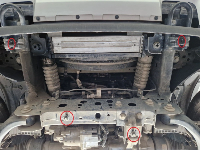 Bunnplate stål Ford Ranger 2023 -> / VW Amarok II 2022 -> | Radiatordeksel - Beskyttelse deksel under radiator – bilde 2