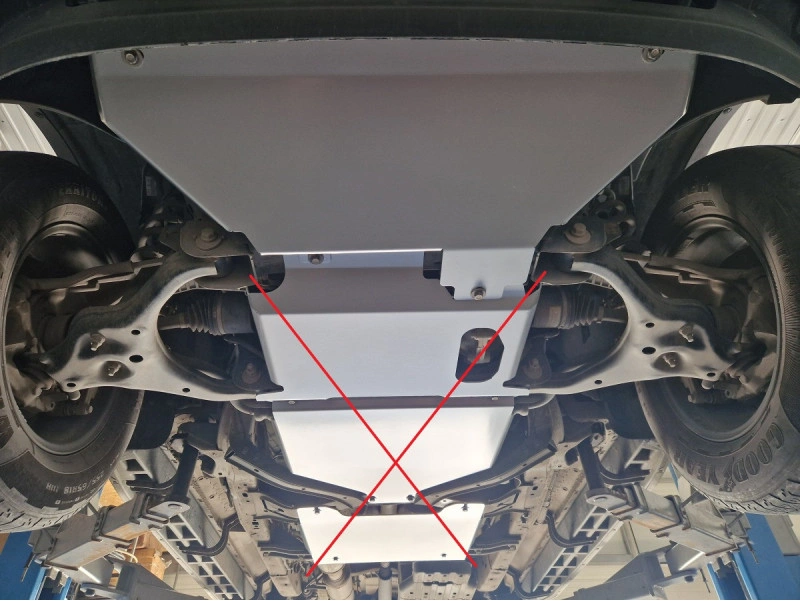 Bunnplate stål Ford Ranger 2023 -> / VW Amarok II 2022 -> | Radiatordeksel - Beskyttelse deksel under radiator – bilde 3