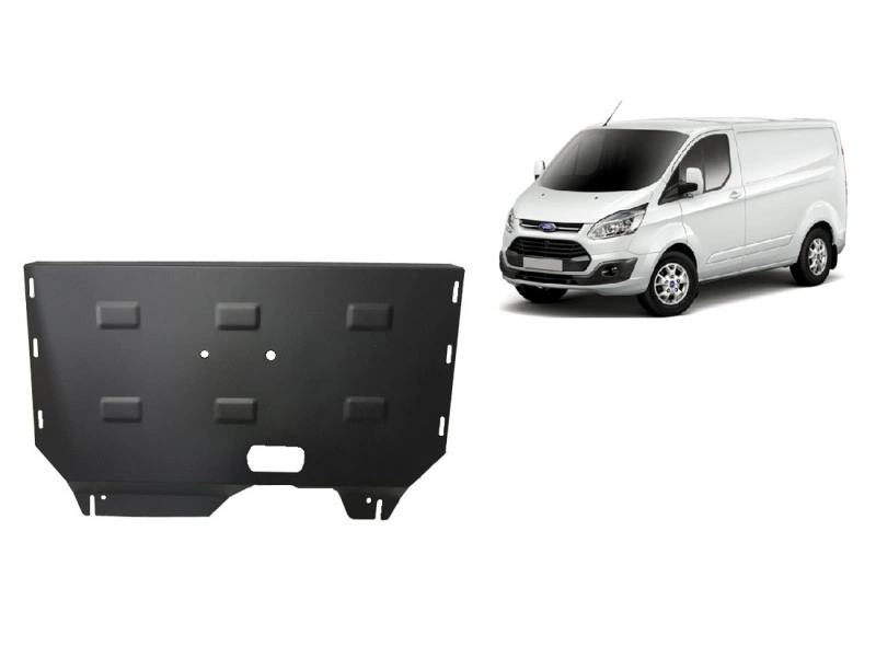 Bunnplate stål Ford Transit 2013 - 2020 / Ford Transit Custom I 2012 - 2023 | Motordeksel - Beskyttelse deksel under motor