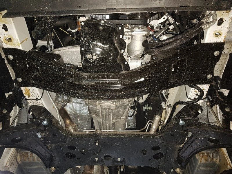 Bunnplate stål Ford Transit 2013 - 2020 / Ford Transit Custom I 2012 - 2023 | Motordeksel - Beskyttelse deksel under motor – bilde 6
