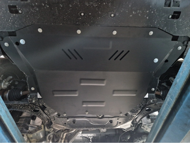 Bunnplate stål Ford Transit Custom 2023 -> / Vw Transporter T7 2024 -> | Motordeksel - Beskyttelse deksel under motor – bilde 4