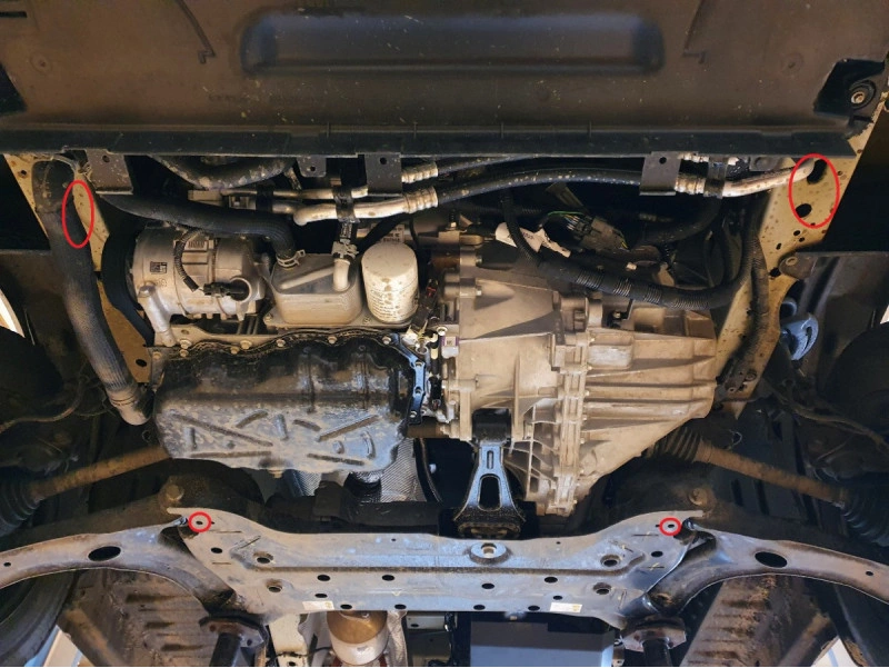 Bunnplate stål Ford Transit FWD 2020 -> | Motordeksel - Beskyttelse deksel under motor – bilde 5
