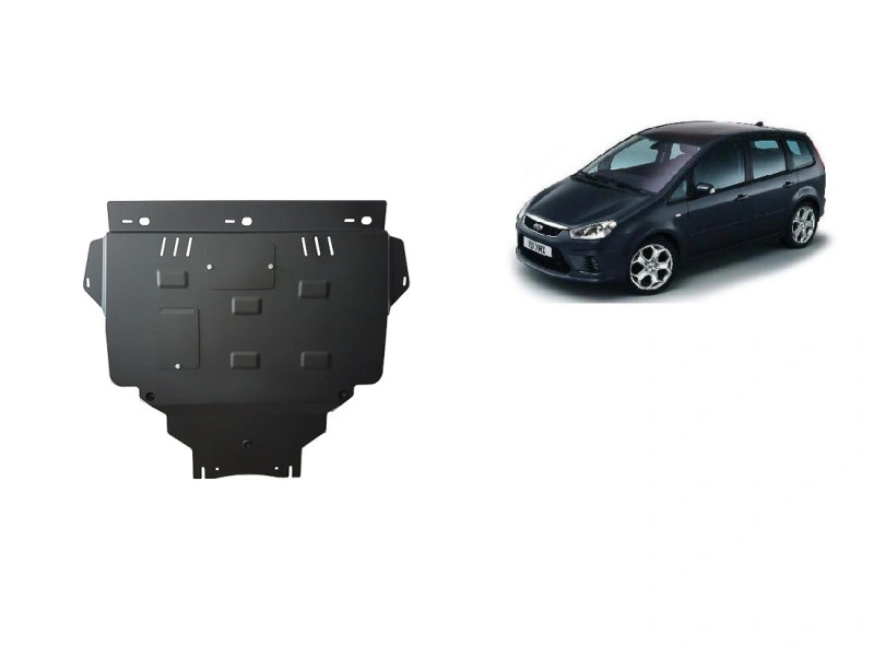 Bunnplate stål Ford / Volvo | Motordeksel - Beskyttelse deksel under motor Image 1