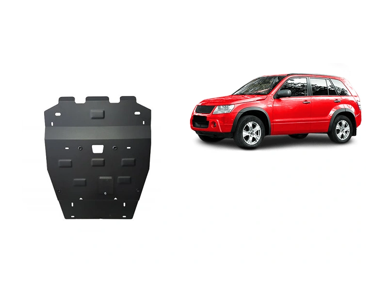 Bunnplate stål Grand Vitara 2 2005 - 2019 | Motordeksel - Beskyttelse deksel under motor – bilde 10