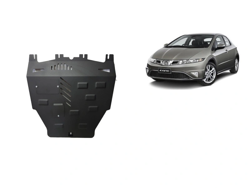 Bunnplate stål Honda Civic 2005 - 2015 | Motordeksel - Beskyttelse deksel under motor