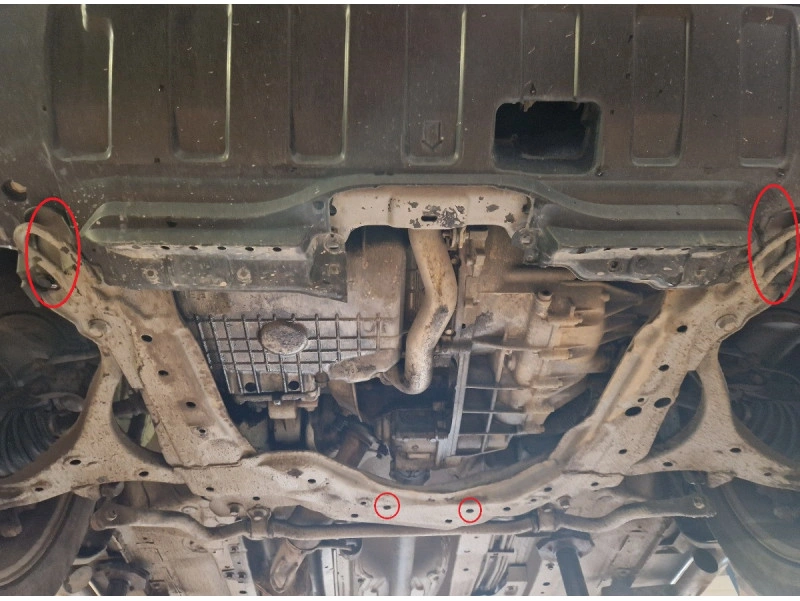 Bunnplate stål Honda CR-V 2002 - 2007 | Motordeksel - Beskyttelse deksel under motor – bilde 4