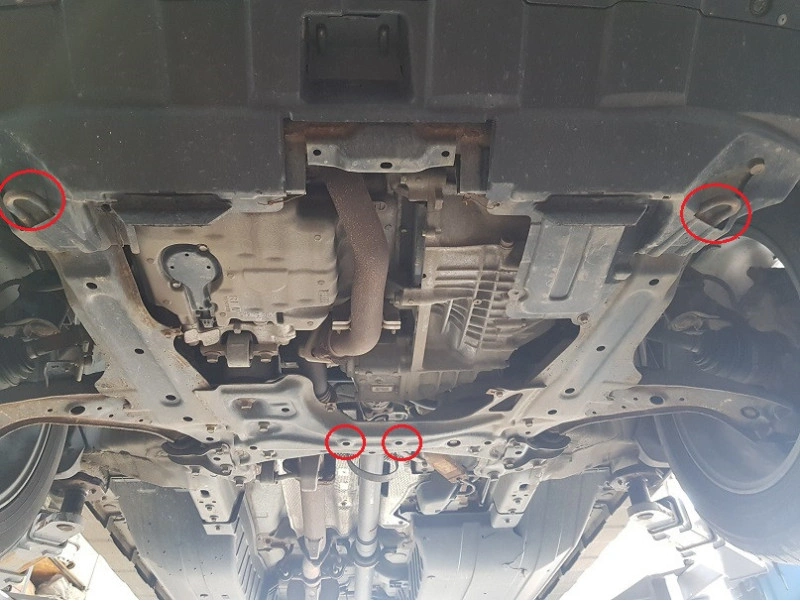 Bunnplate stål Honda CR-V IV 2014 - 2022 │ Motordeksel - Beskyttelse deksel under motor + girkasse – bilde 2