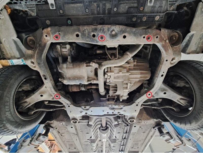 Bunnplate stål Hyundai Accent 2005 - 2010 | Motordeksel - Beskyttelse deksel under motor – bilde 4