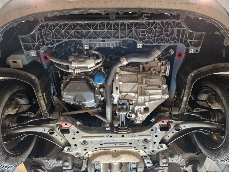 Bunnplate stål Hyundai Bayon 2021 -> | Motordeksel - Beskyttelse deksel under motor – bilde 5