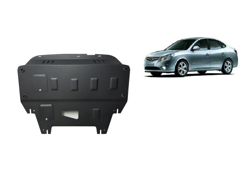 Bunnplate stål Hyundai Elantra 1 2007 - 2011 | Motordeksel - Beskyttelse deksel under motor