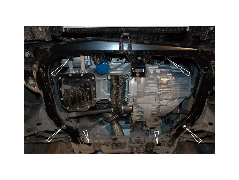 Bunnplate stål Hyundai Elantra 1 2007 - 2011 | Motordeksel - Beskyttelse deksel under motor – bilde 10