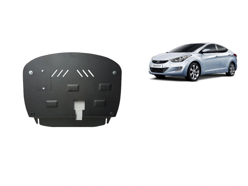 Bunnplate stål Hyundai Elantra 2 2011 - 2016 | Motordeksel - Beskyttelse deksel under motor