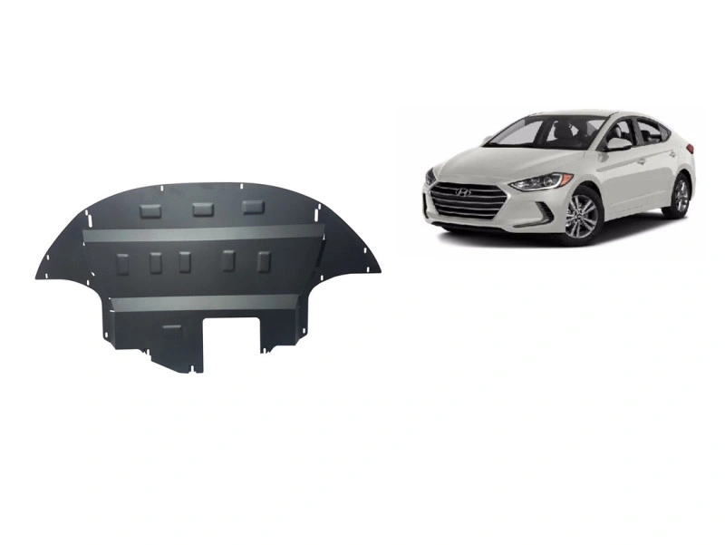 Bunnplate stål Hyundai Elantra 2016 - 2020 | Motordeksel - Beskyttelse deksel under motor