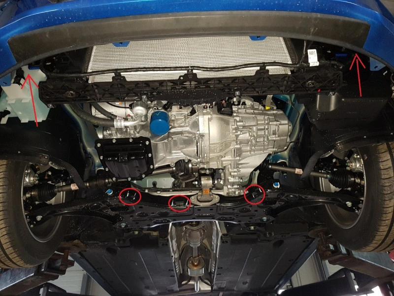 Bunnplate stål Hyundai Elantra 2016 - 2020 | Motordeksel - Beskyttelse deksel under motor – bilde 5