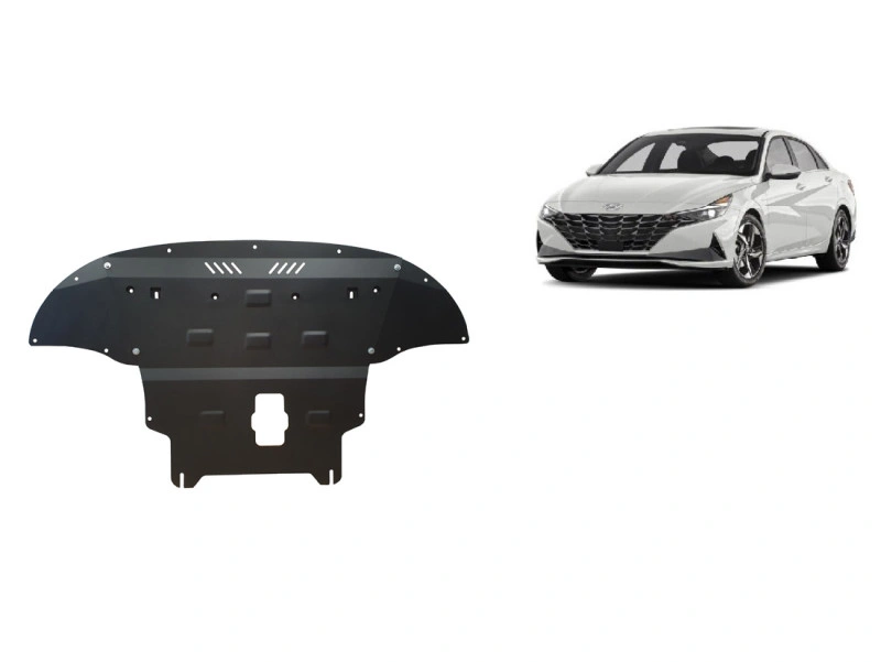 Bunnplate stål Hyundai Elantra 2021 -> | Motordeksel - Beskyttelse deksel under motor