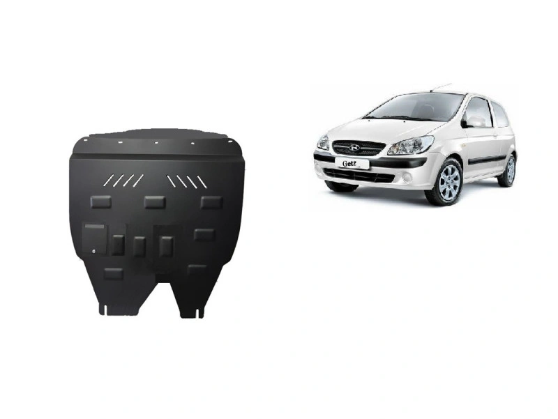 Bunnplate stål Hyundai Getz 2006 - 2010 | Motordeksel - Beskyttelse deksel under motor