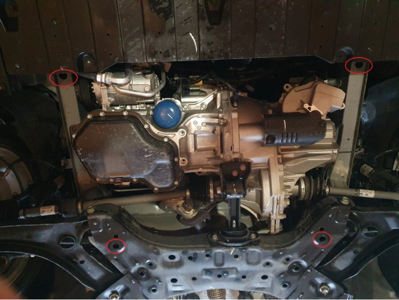 Bunnplate stål Hyundai i10 2019 -> | Motordeksel - Beskyttelse deksel under motor – bilde 4