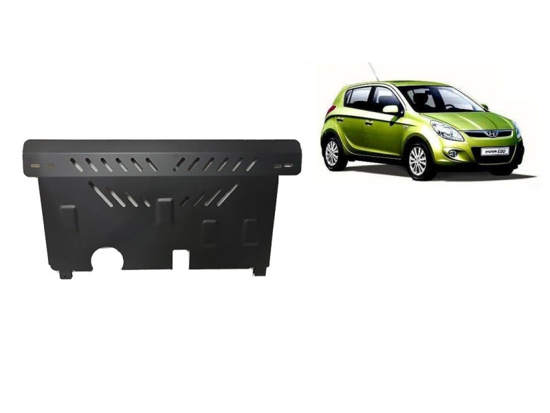 Bunnplate stål Hyundai i20 2009 - 2014 | Motordeksel - Beskyttelse deksel under motor